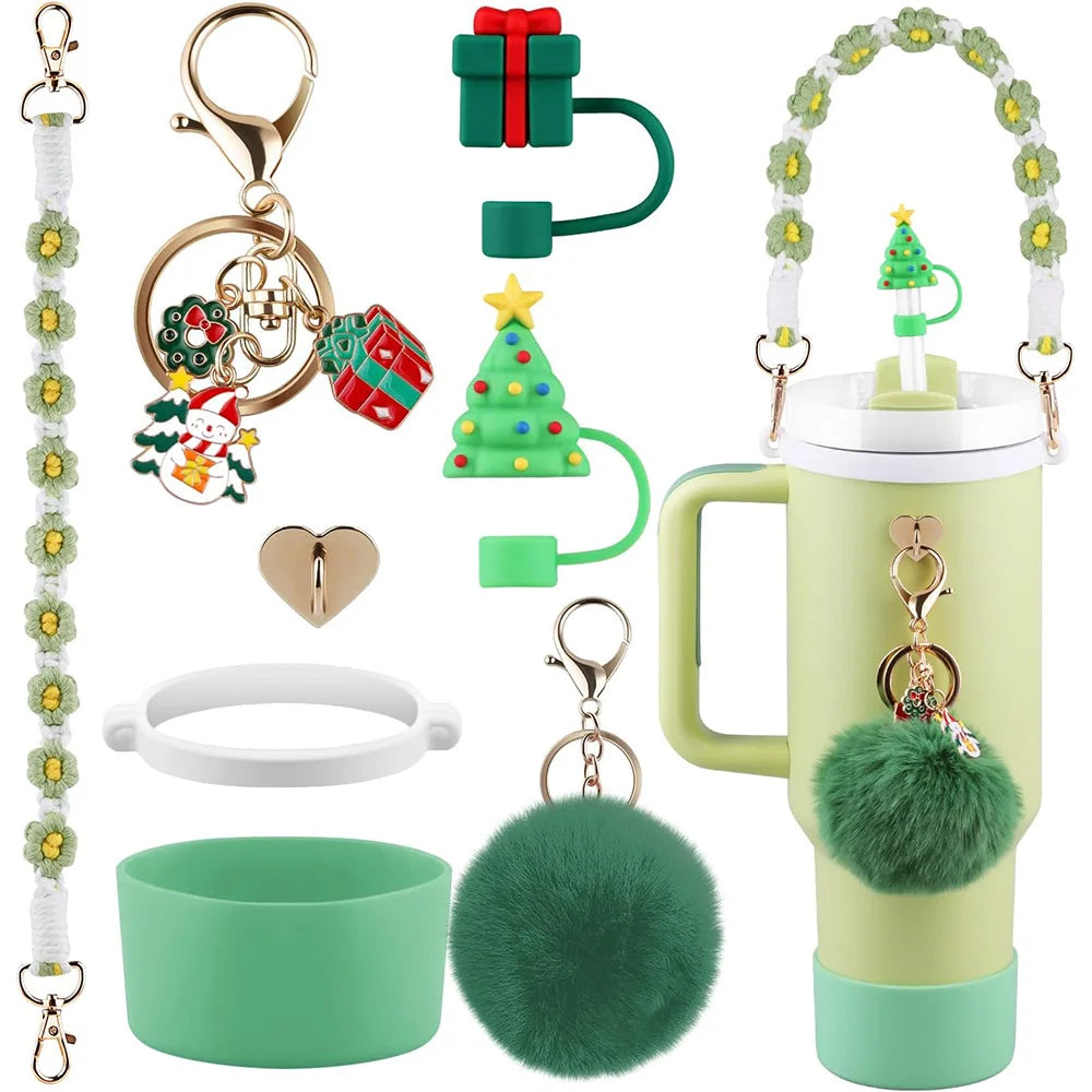 Bottly™ 8PCS Christmas Accessory Set – Festive Tumbler Decorations for 30–40oz Cups