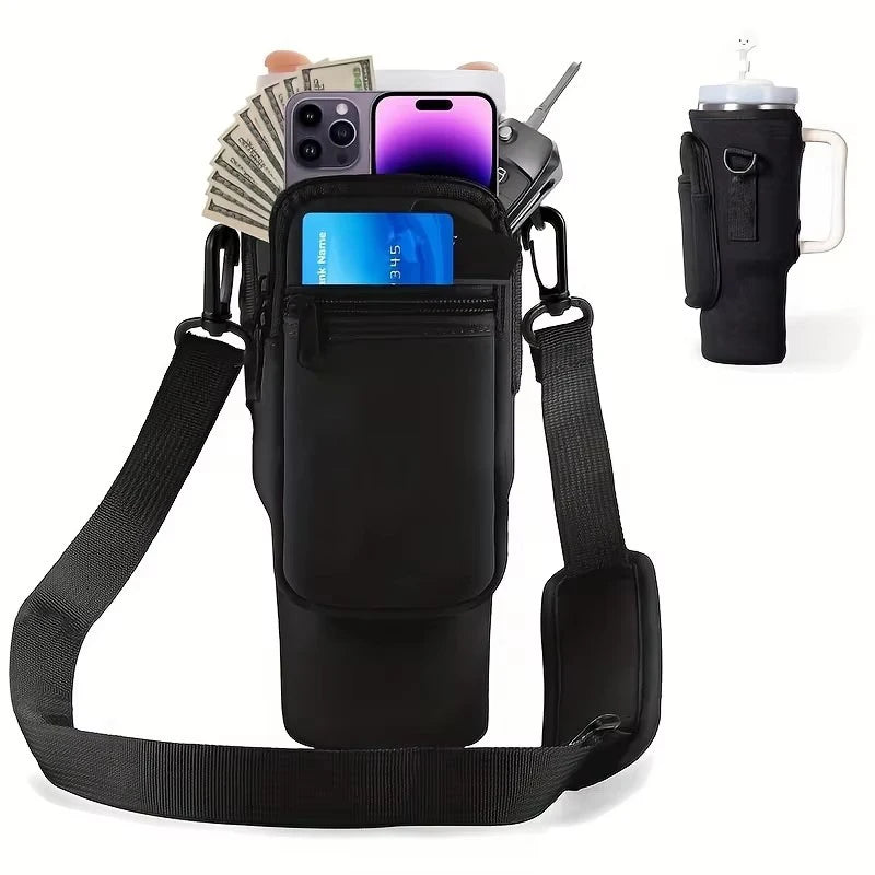 Bottly Bag – Crossbody Water Bottle Holder with Phone Pocket