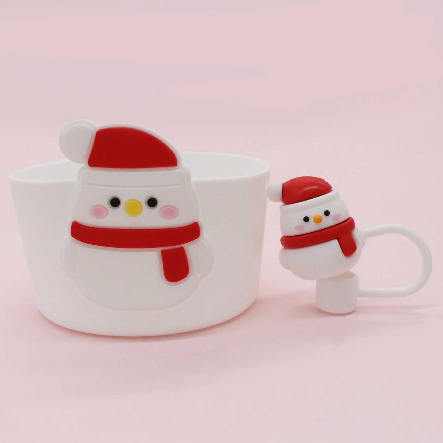 Bottly Christmas Set – Holiday Bottle Boot & Straw Topper
